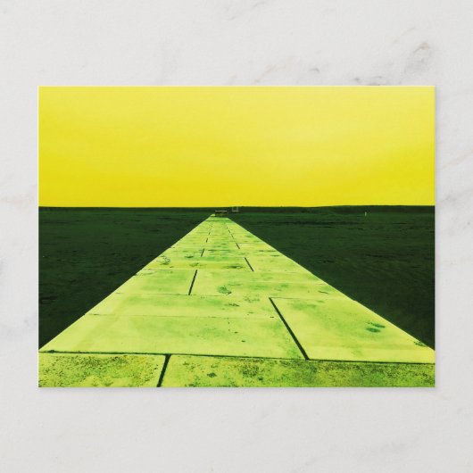 Carte Postale Mer d'hiver (Devant)