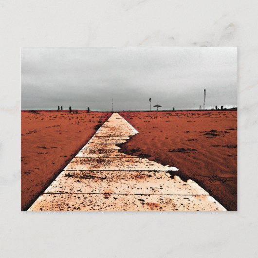 Carte Postale Mer d'hiver (Devant)