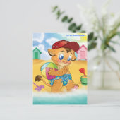 Carte postale mer effrayante (Debout devant)