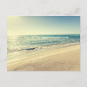 Carte Postale Mer en hiver (Devant)