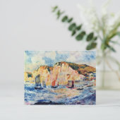 Carte Postale Mer Et Falaises De Pierre-Auguste Renoir (Debout devant)