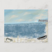 Carte postale mer et sable (Devant)