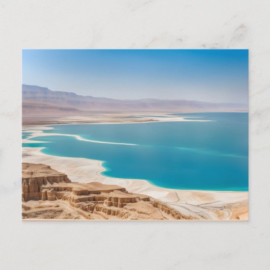 Carte Postale Mer morte en Israël (Devant)