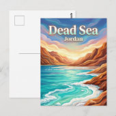 Carte Postale Mer Morte Jordanie (Devant / Derrière)