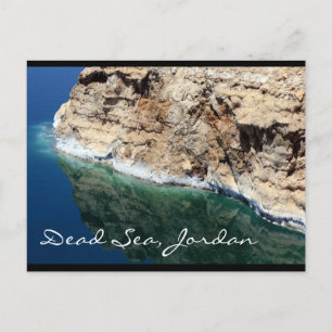 Carte Postale mer morte jordanie