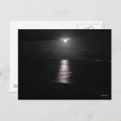 Carte Postale Mer nocturne (Devant / Derrière)