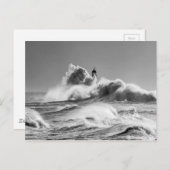 Carte Postale Mer orageuse à Seaham (Devant / Derrière)