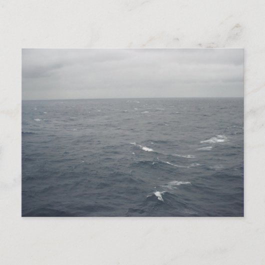Carte Postale Mer orageuse dans le golfe du Mexique (Devant)
