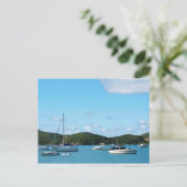 Carte Postale Mer paisible St Thomas (Debout devant)