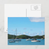 Carte Postale Mer paisible St Thomas (Devant / Derrière)