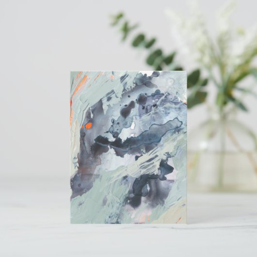 Carte Postale Mer polyphonique - Bleu (Debout devant)