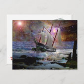 Carte Postale Mer sans relâche (Devant / Derrière)