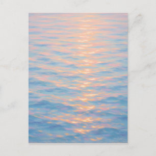 Carte Postale Mer scintillante - Style de peinture pastel