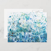 Carte Postale Mer Speckée I (Devant / Derrière)