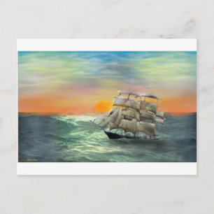 Carte Postale mer tranquille