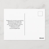 Carte Postale Mer tropicale Mariage de la côte rocheuse (Dos)