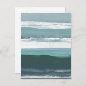 Carte Postale Mer turquoise (Devant / Derrière)