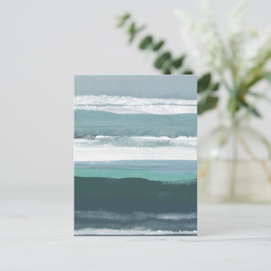 Carte Postale Mer turquoise (Debout devant)