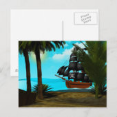 Carte Postale Mer Turquoise (Devant / Derrière)