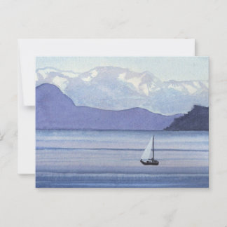Carte Postale Mer violet