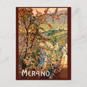 Carte Postale Merano Ville, Italie