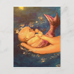 Carte Postale Merbaby la nuit