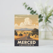 Carte Postale Merced California Central Valley (Debout devant)