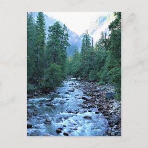 Carte Postale Merced river by Happy Isles, Yosemite, CA