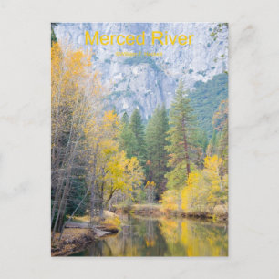 Carte Postale Merced River Novembre Yosemite California Produits