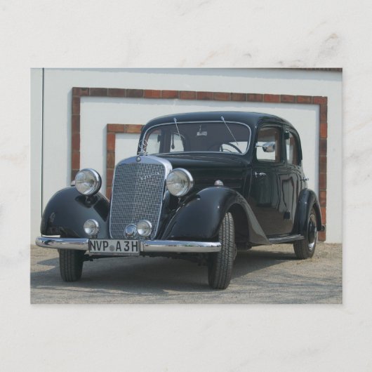 Carte Postale mercedes antique 3 (Devant)