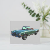 Carte Postale Mercedes Benz 280 SL Convertible (Debout devant)