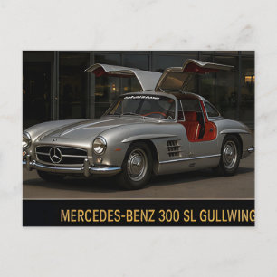 Carte Postale Mercedes-Benz 300 SL Gullwing 1955 Classique Allem