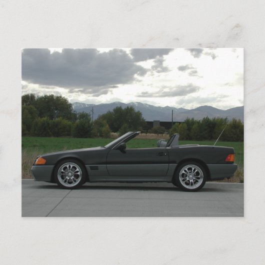 Carte Postale Mercedes-Benz 500 SL Roadster (Devant)