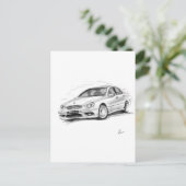 Carte Postale Mercedes-Benz C55 AMG (Debout devant)