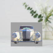 Carte Postale Mercedes Blanches Benz 300 Voiture de luxe (Debout devant)
