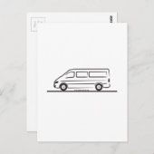 Carte Postale Mercedes Sprinter (Devant / Derrière)