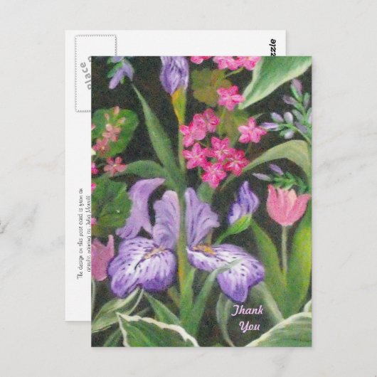 Carte postale Merci (Devant / Derrière)