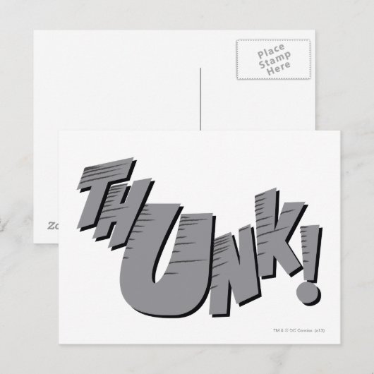 CARTE POSTALE MERCI ! (Devant / Derrière)