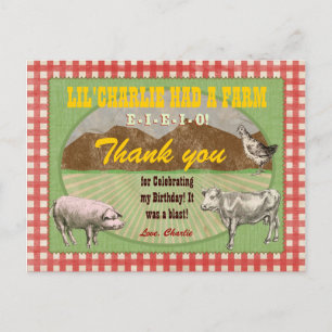 Carte postale Merci
