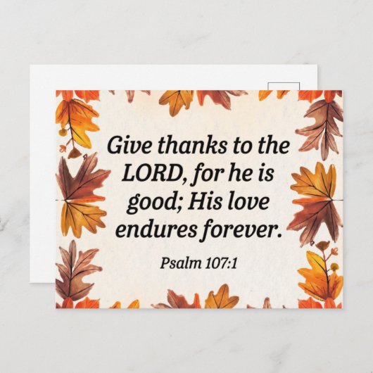 Carte Postale Merci (Devant / Derrière)