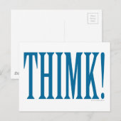 CARTE POSTALE MERCI ! (Devant / Derrière)