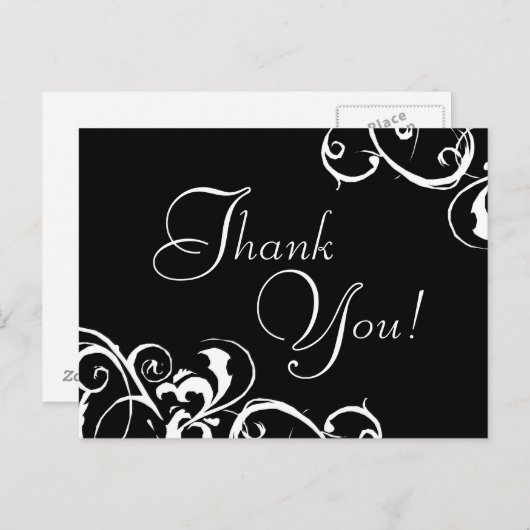 Carte postale Merci (Devant / Derrière)