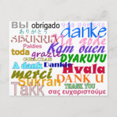 Carte postale Merci (Devant)