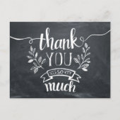 Carte postale Merci (Devant)