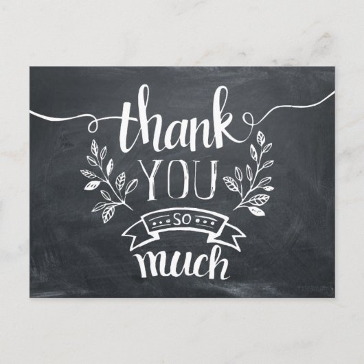 Carte postale Merci (Devant)