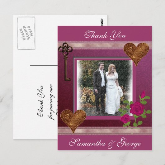 Carte Postale Merci (Devant / Derrière)