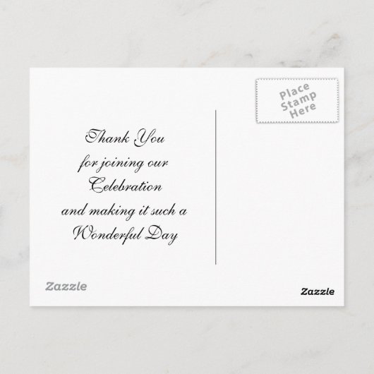 Carte Postale Merci (Dos)