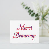 Carte Postale Merci (Debout devant)