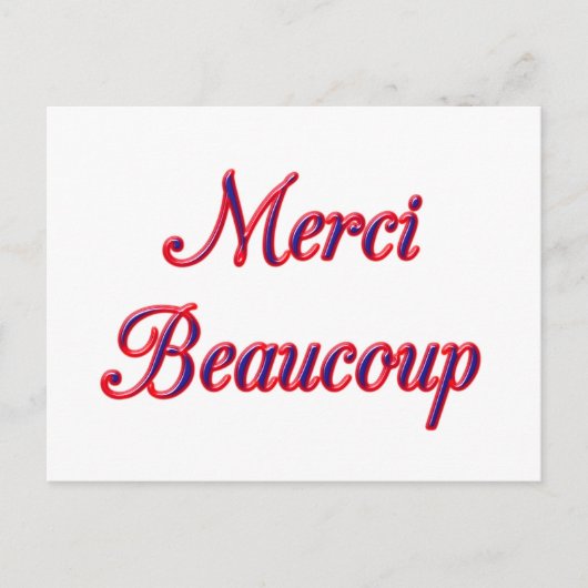 Carte Postale Merci (Devant)