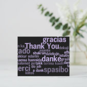 Carte postale Merci (Debout devant)